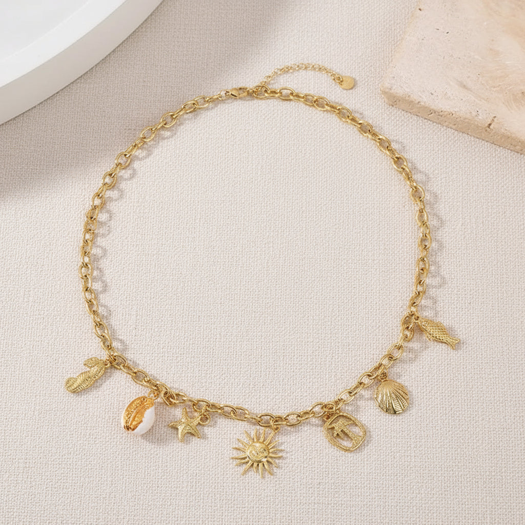 Ocean Charm Necklace