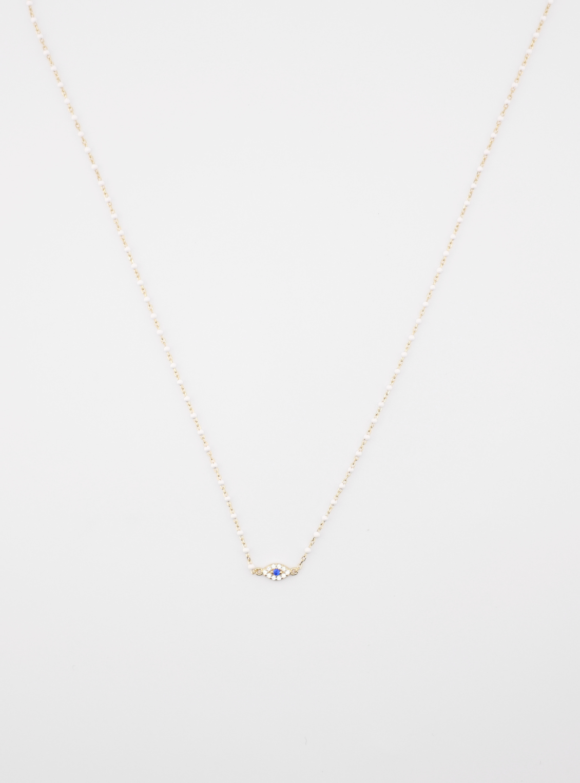 Mini Sparkles eye enamel Neckace