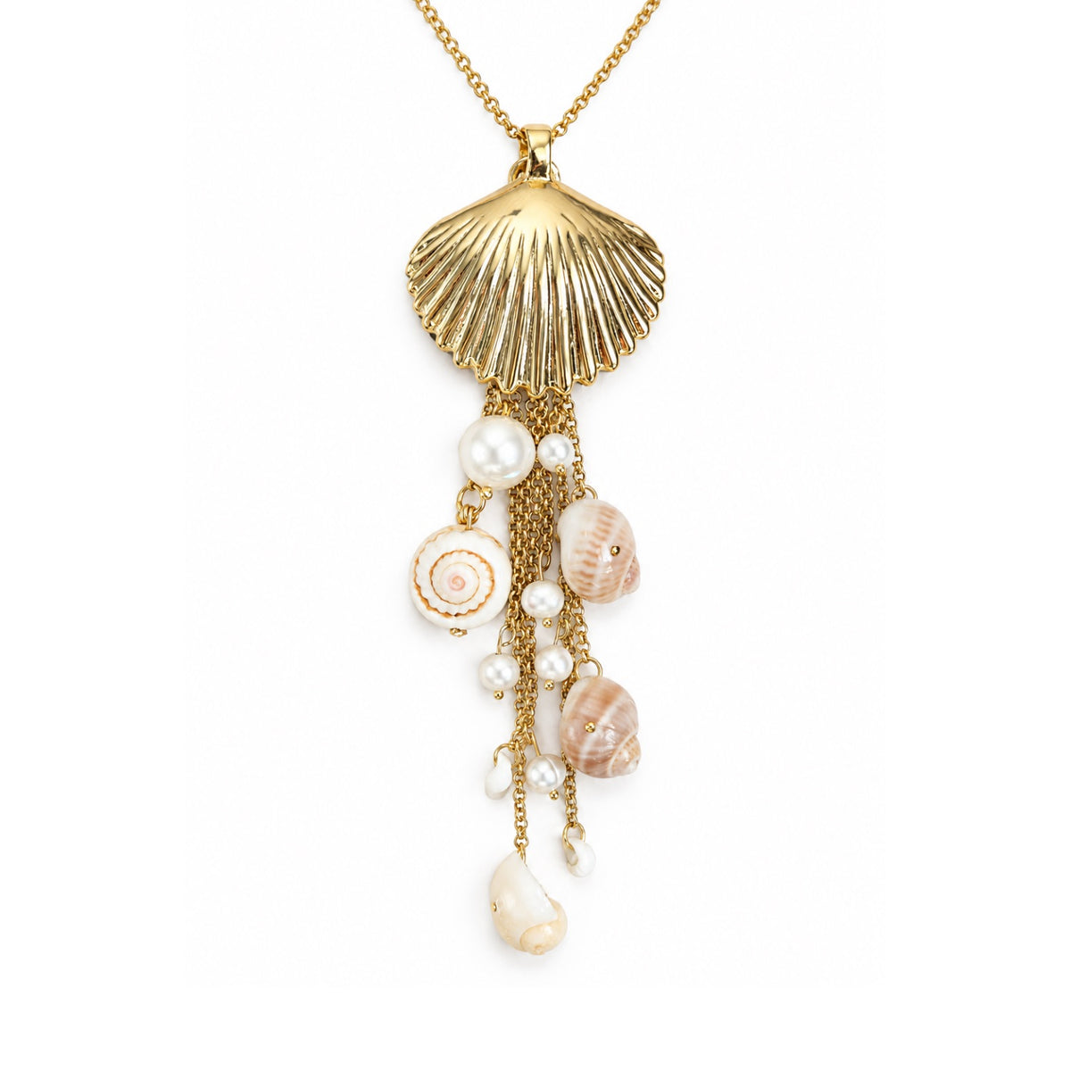 Golden Shell Necklace