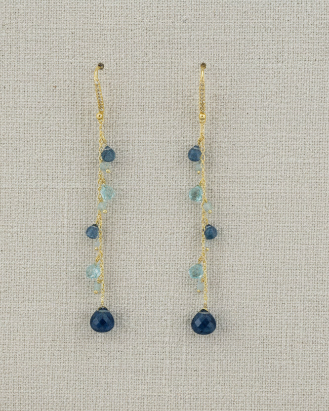 Blue topaz Earrings