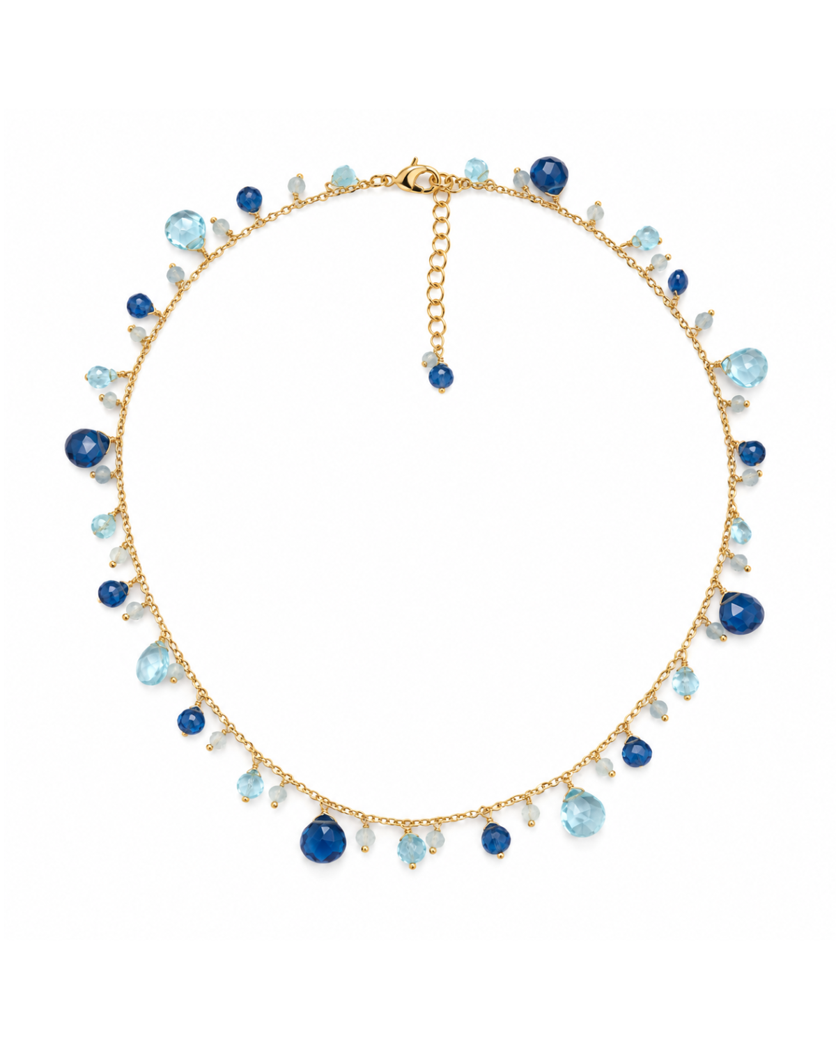 Azure Drops Necklace