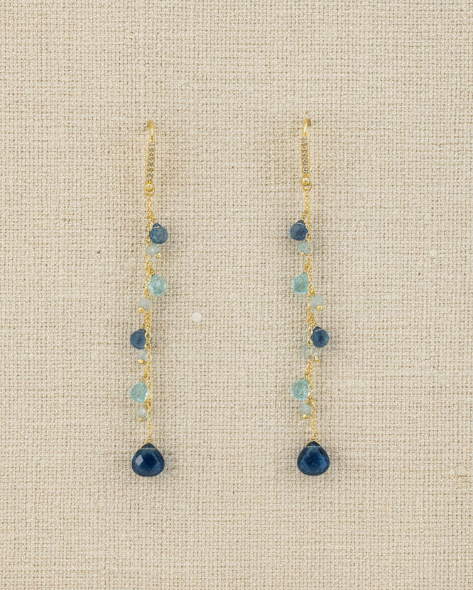 Blue topaz Earrings