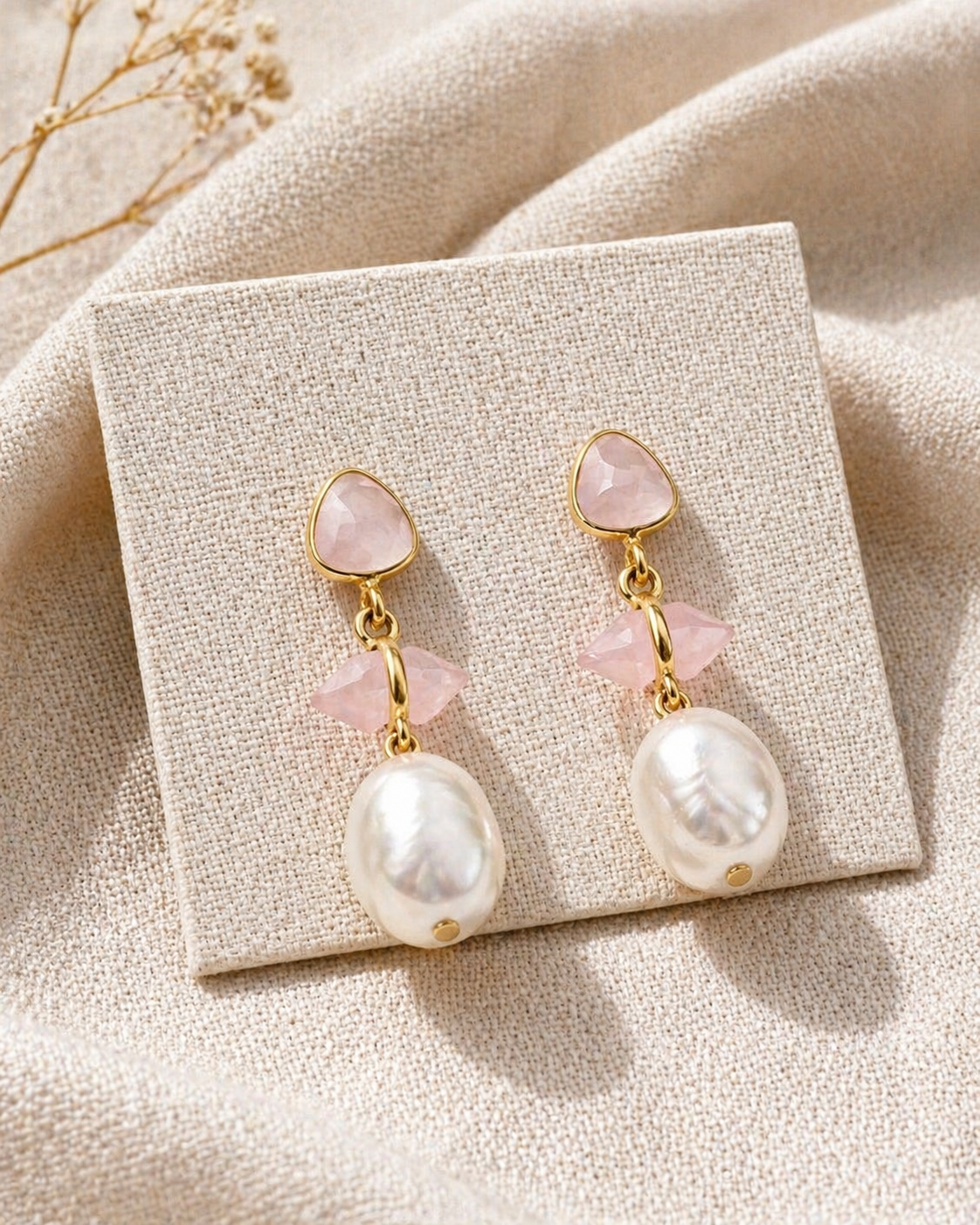 Baroque Rose Earrings