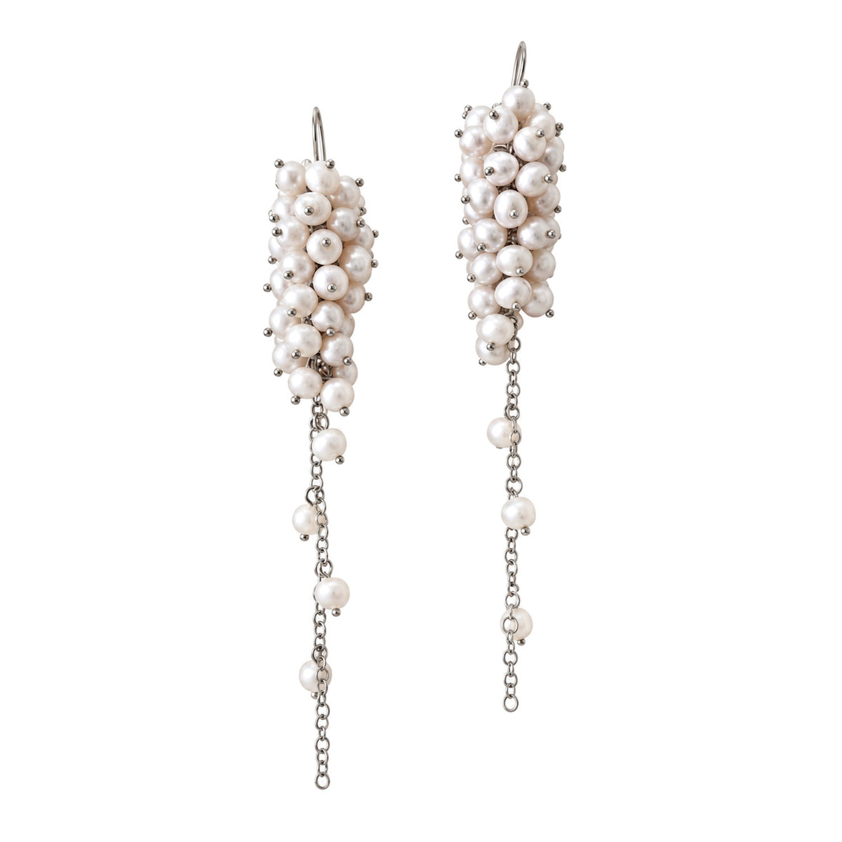 Cascading Pearl Earrings