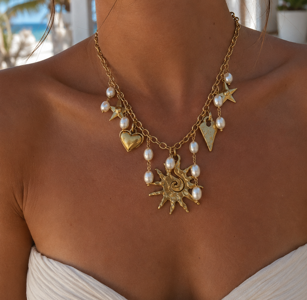 The Solimar Charm Necklace