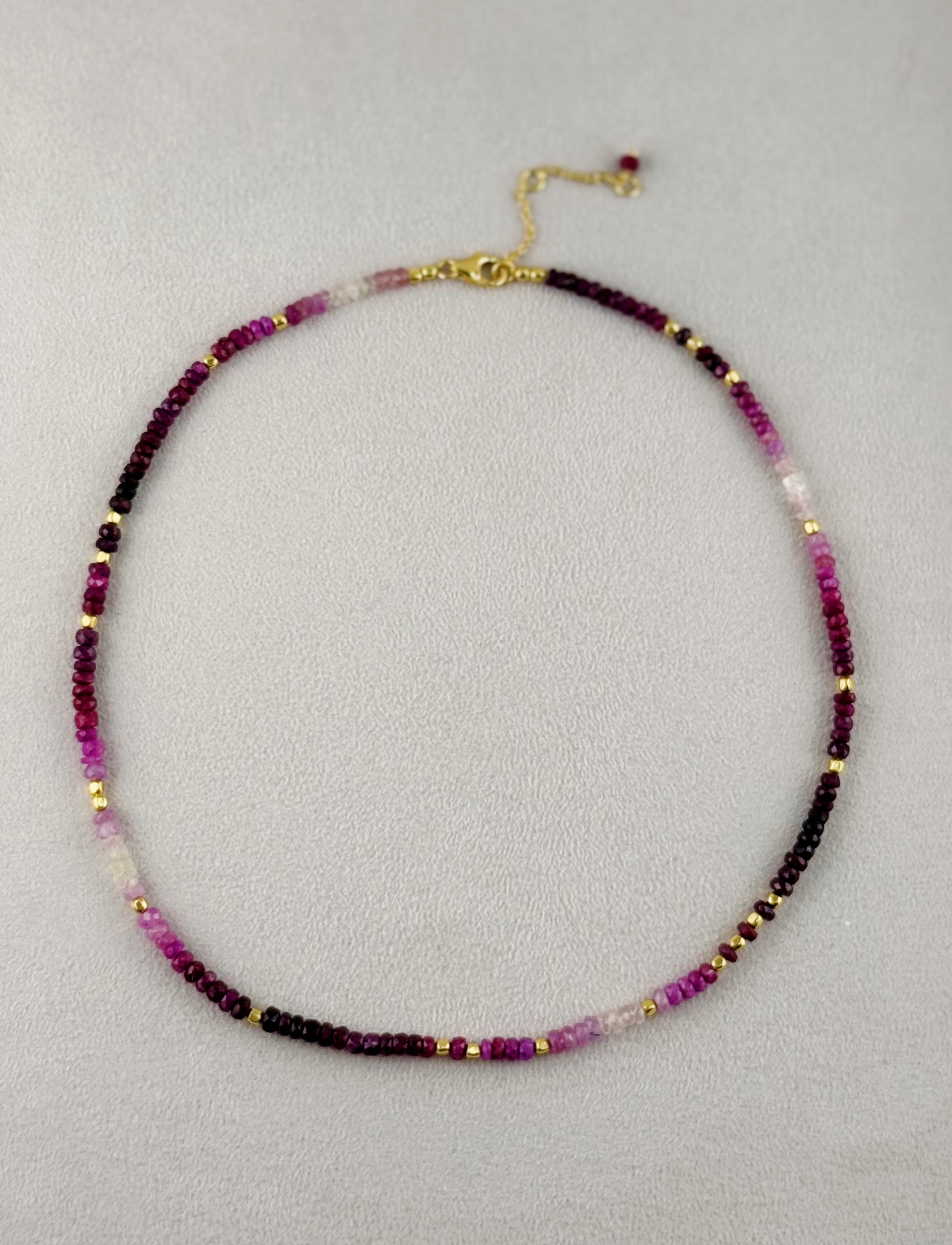 Ruby Shaded Necklace