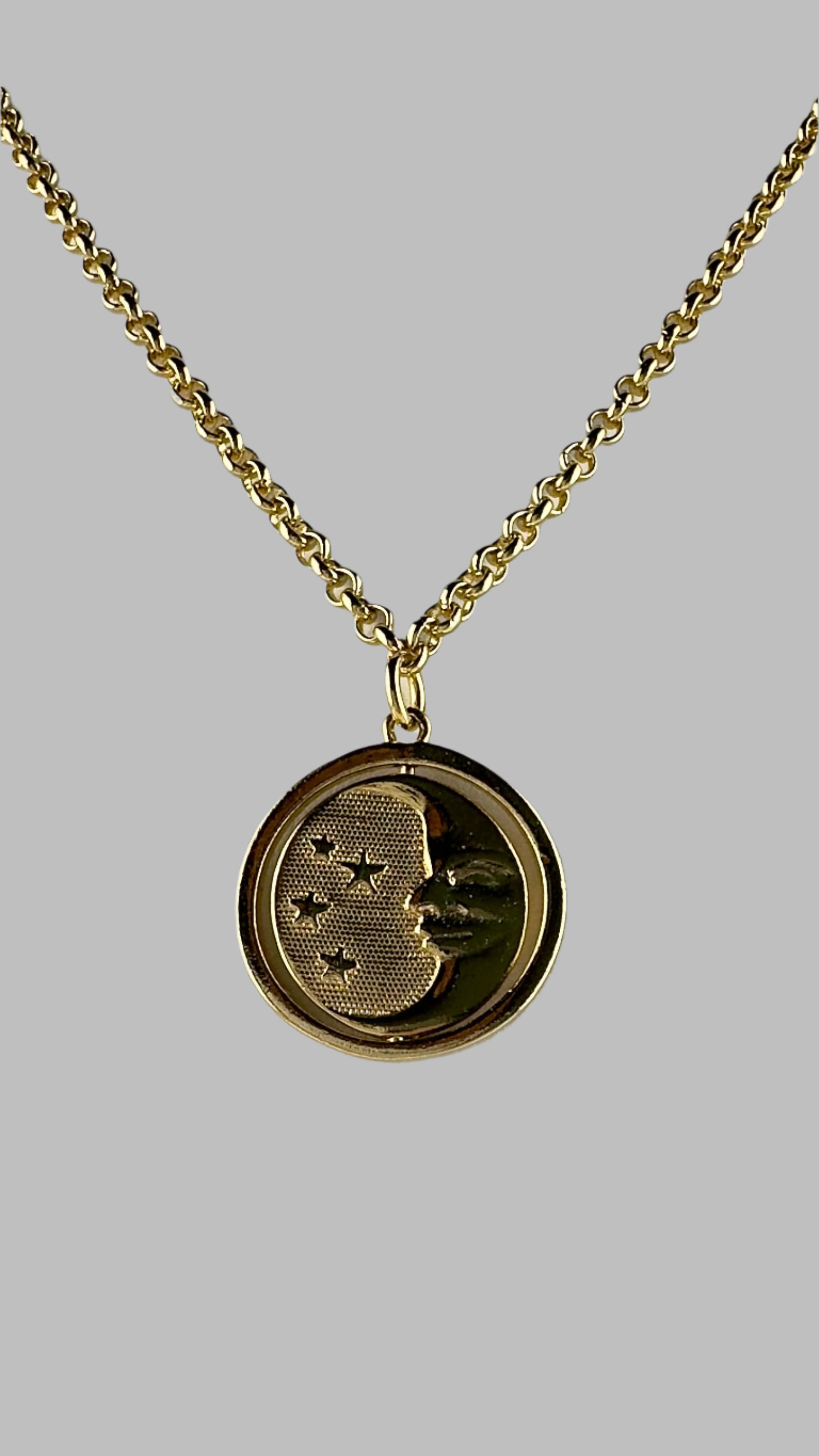 Day and Night Charm Necklace