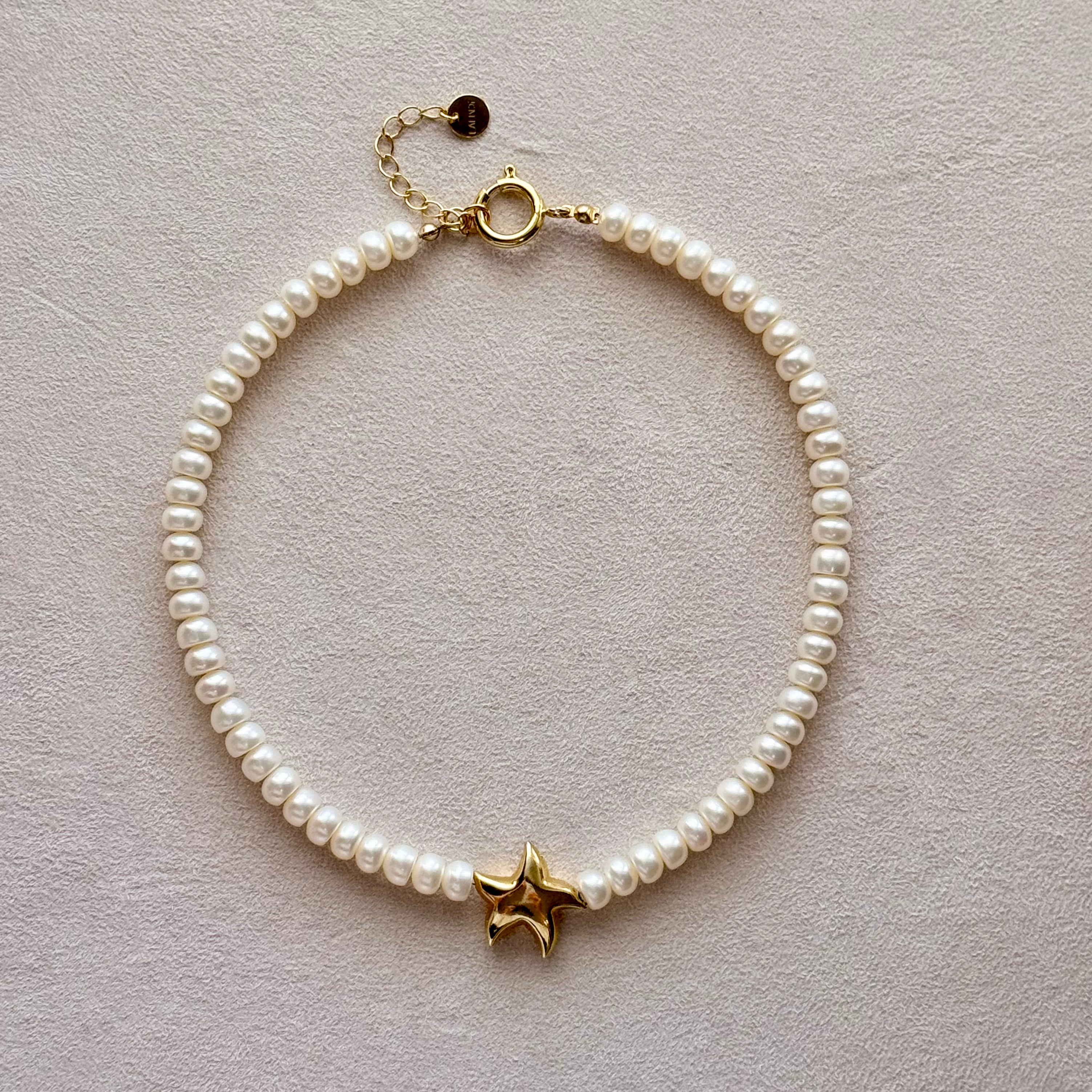 Starfish Pearls Necklace