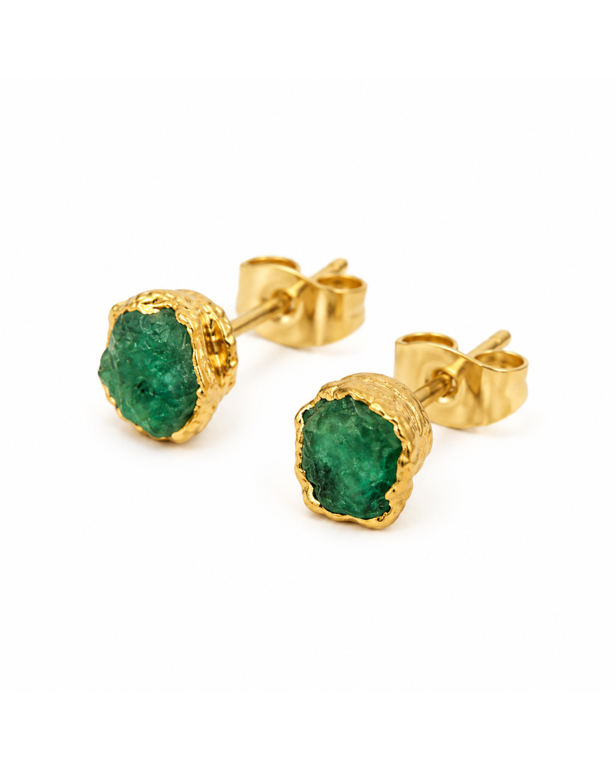 Mini Emerald Stud