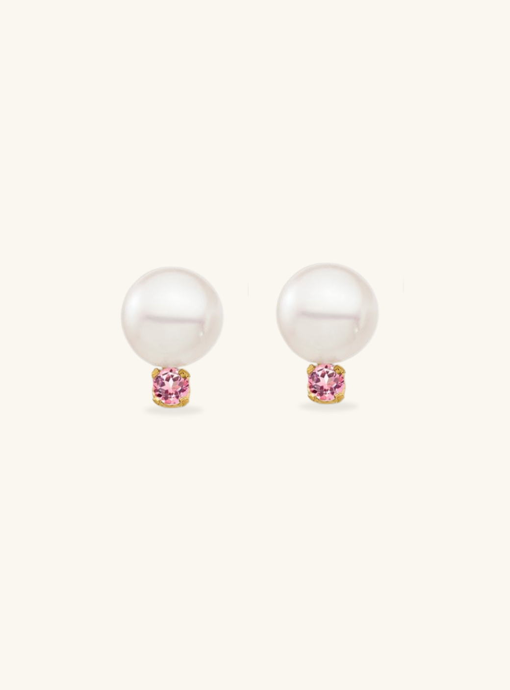Pearl & Birthstone Earrings