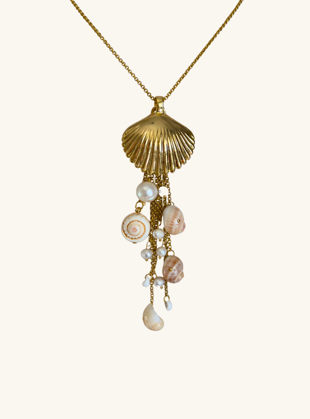 Golden Shell Necklace