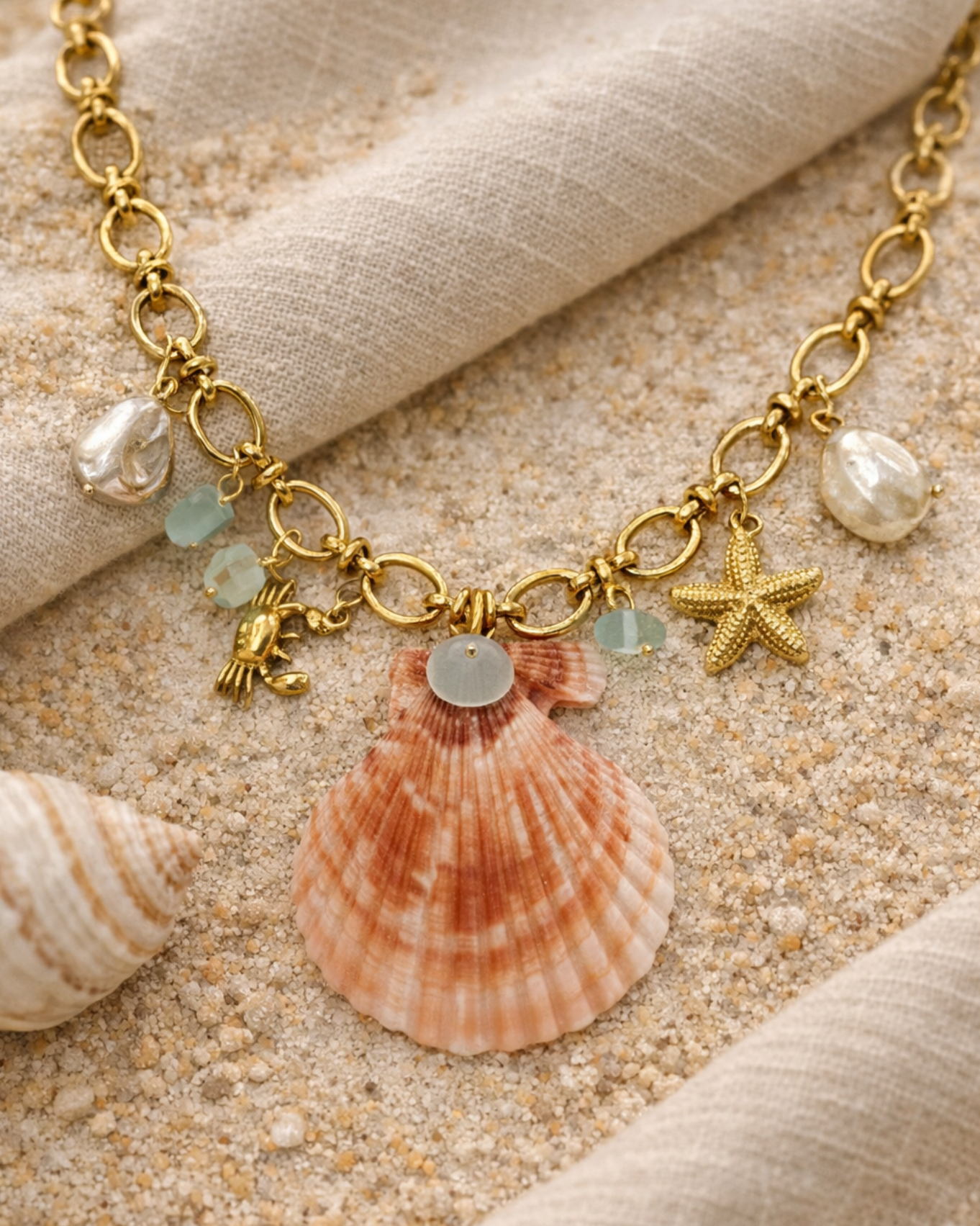 Marine Soul Charm Necklace
