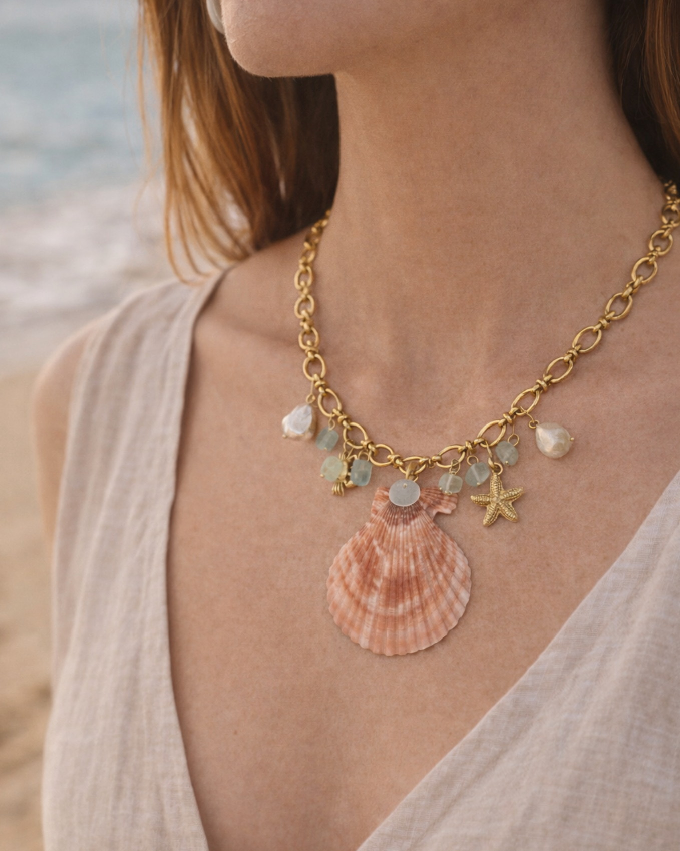 Marine Soul Charm Necklace