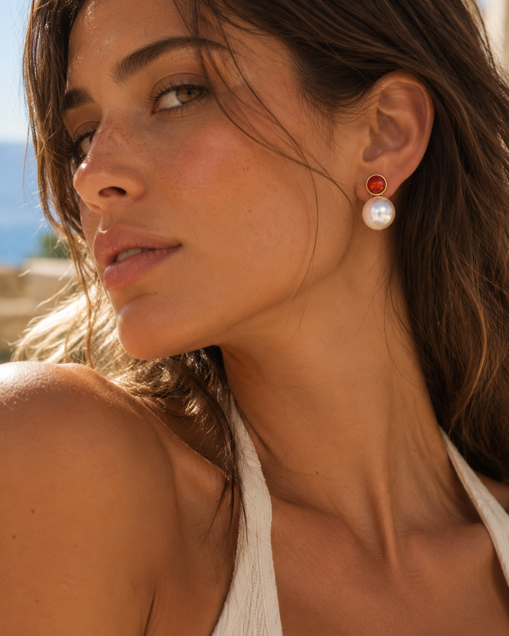 Victoria Pearl Stud