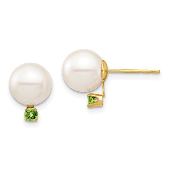 Pearl & Birthstone Earrings