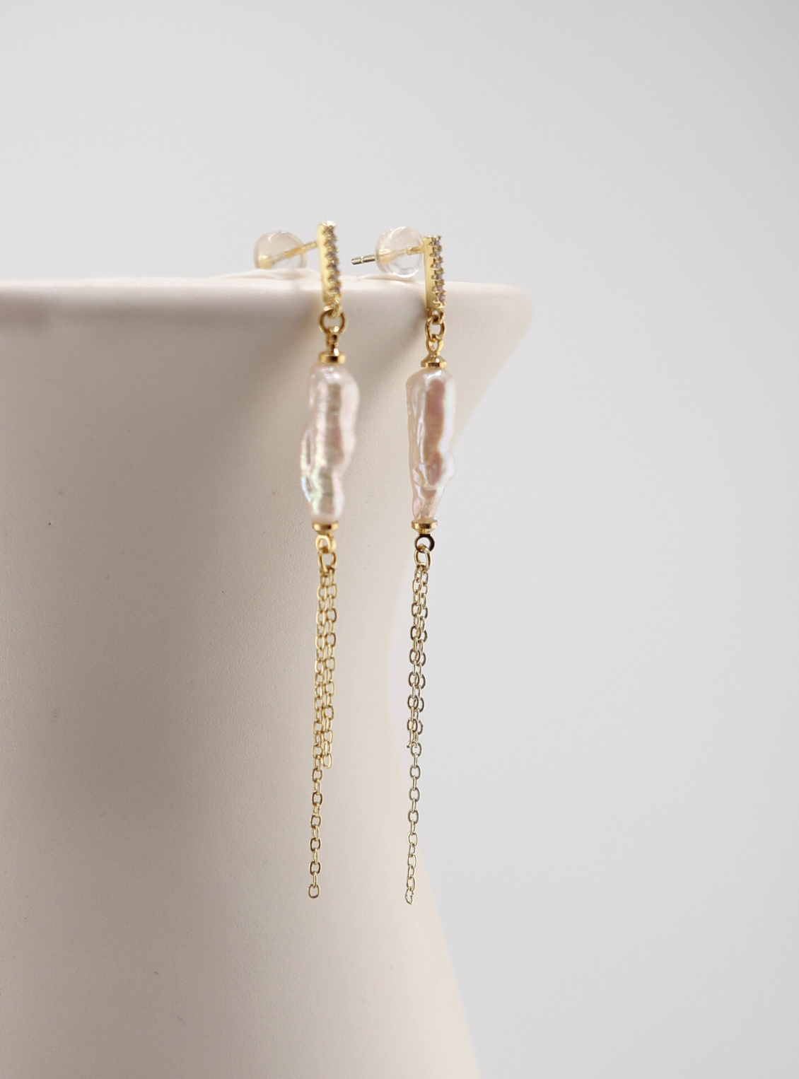 Keshi Pearl Earrings