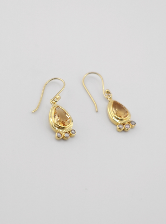 Citrine Drop Earrings