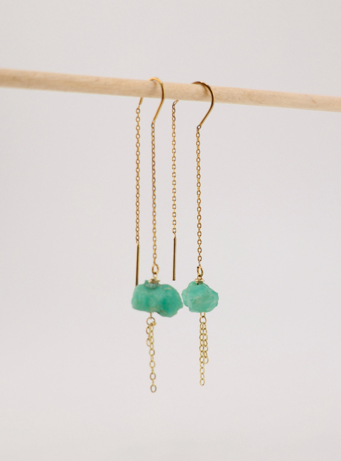 Emerald Cascade Earrings