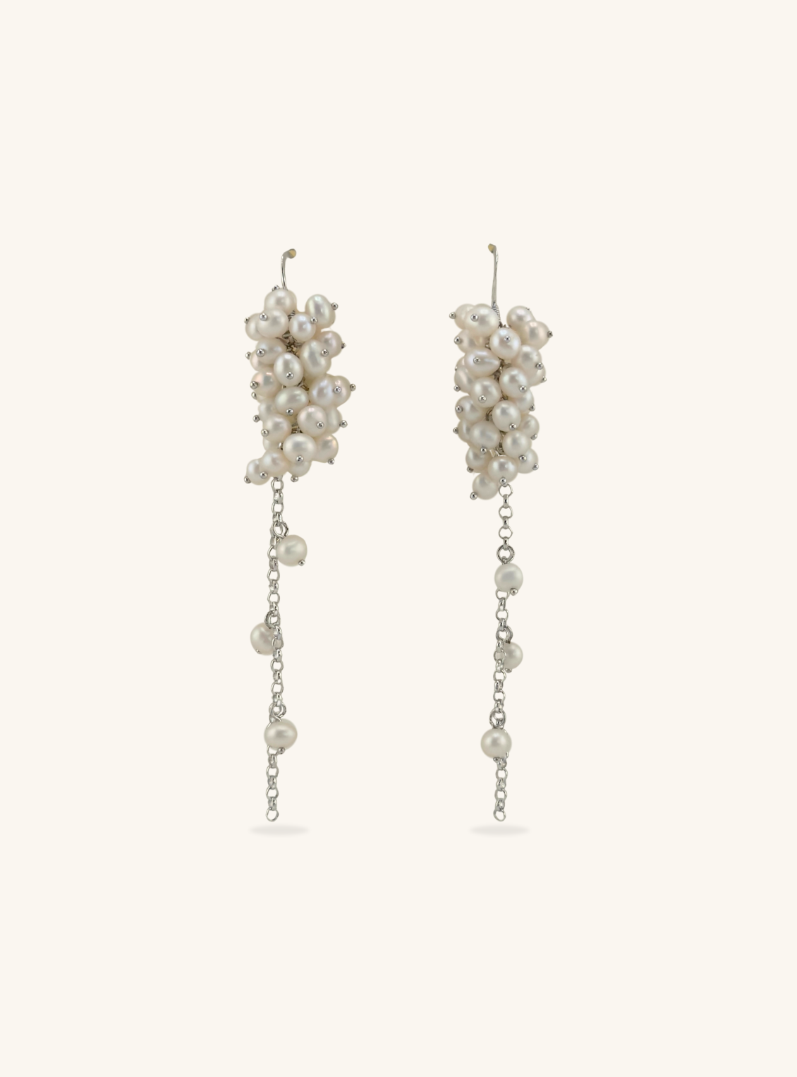 Cascading Pearl Earrings