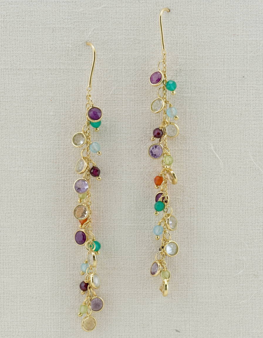 Mixed  Drop Earring