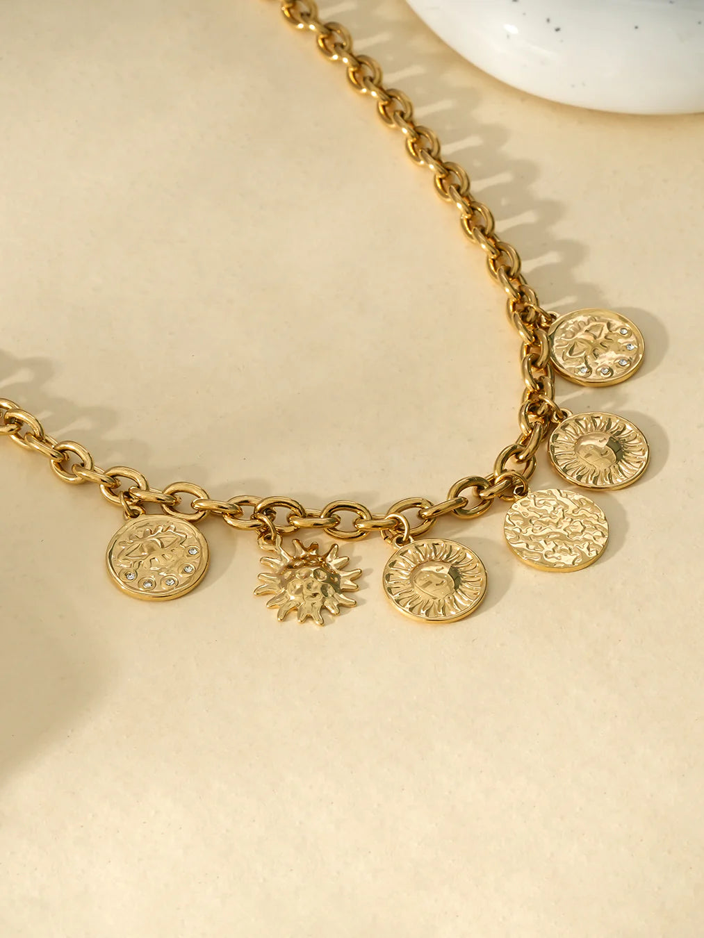 Suns Charms Necklace