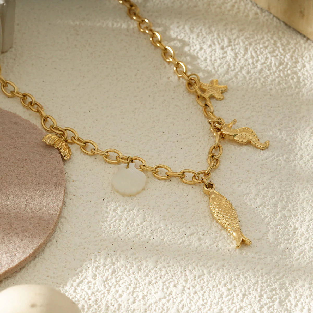 Ocean Charms-Fish Necklace