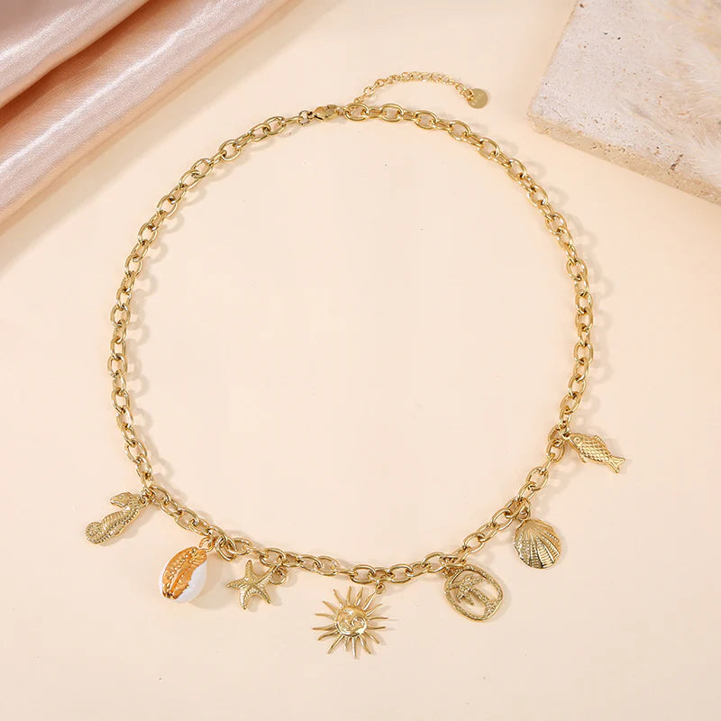 Ocean Charm Necklace