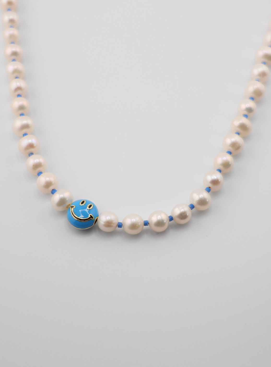 Smiley Pearl Necklace