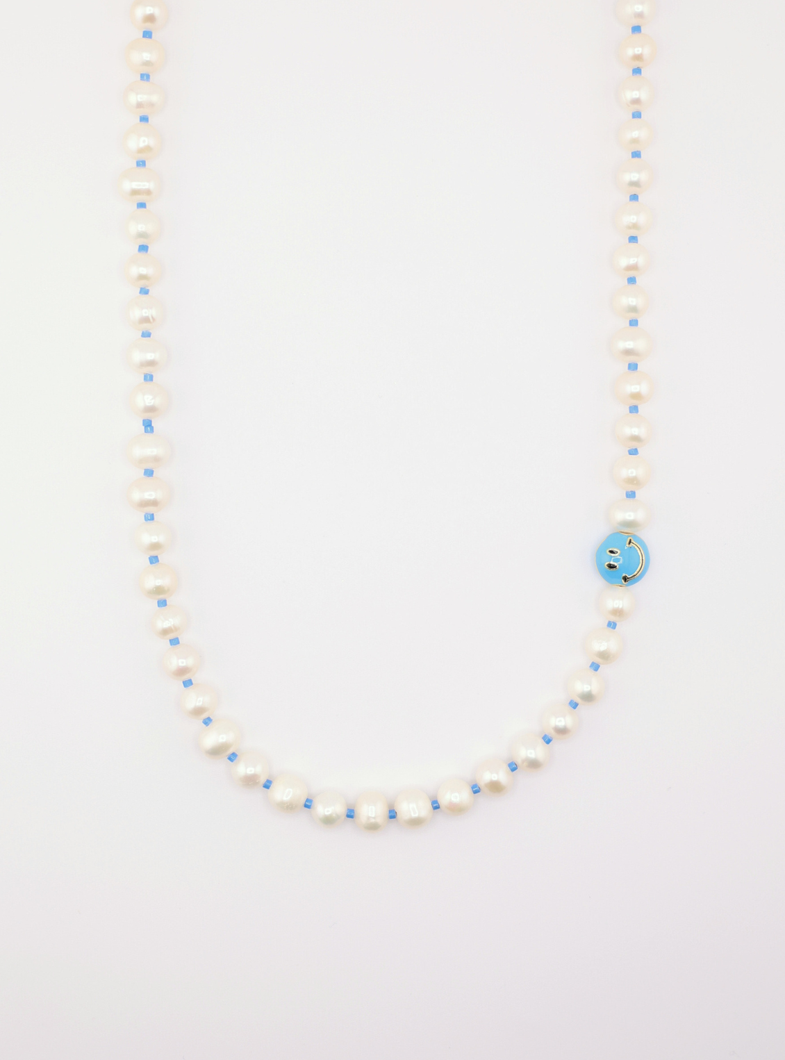 Smiley Pearl Necklace