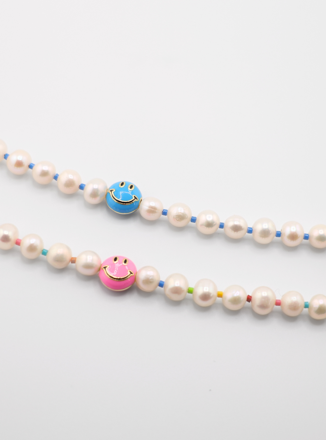 Smiley Pearl Necklace