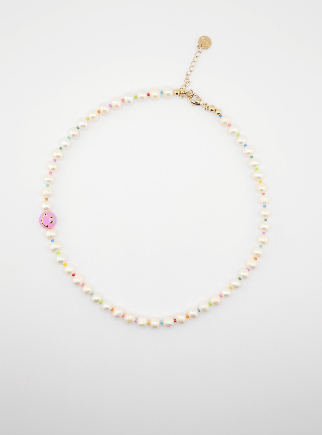 Smiley Pearl Necklace