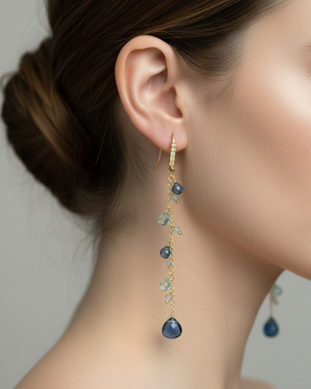 Azure Drops  Earrings