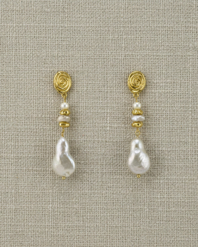 Pearl Reverie Drop Earrings