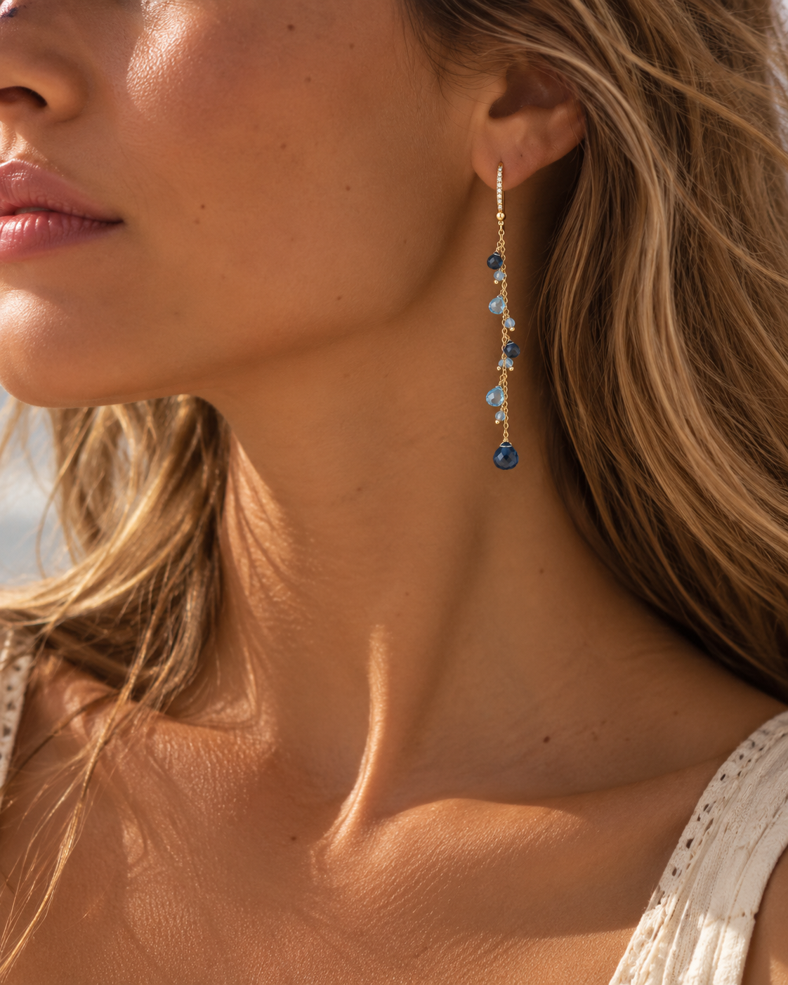 Azure Drops Earrings