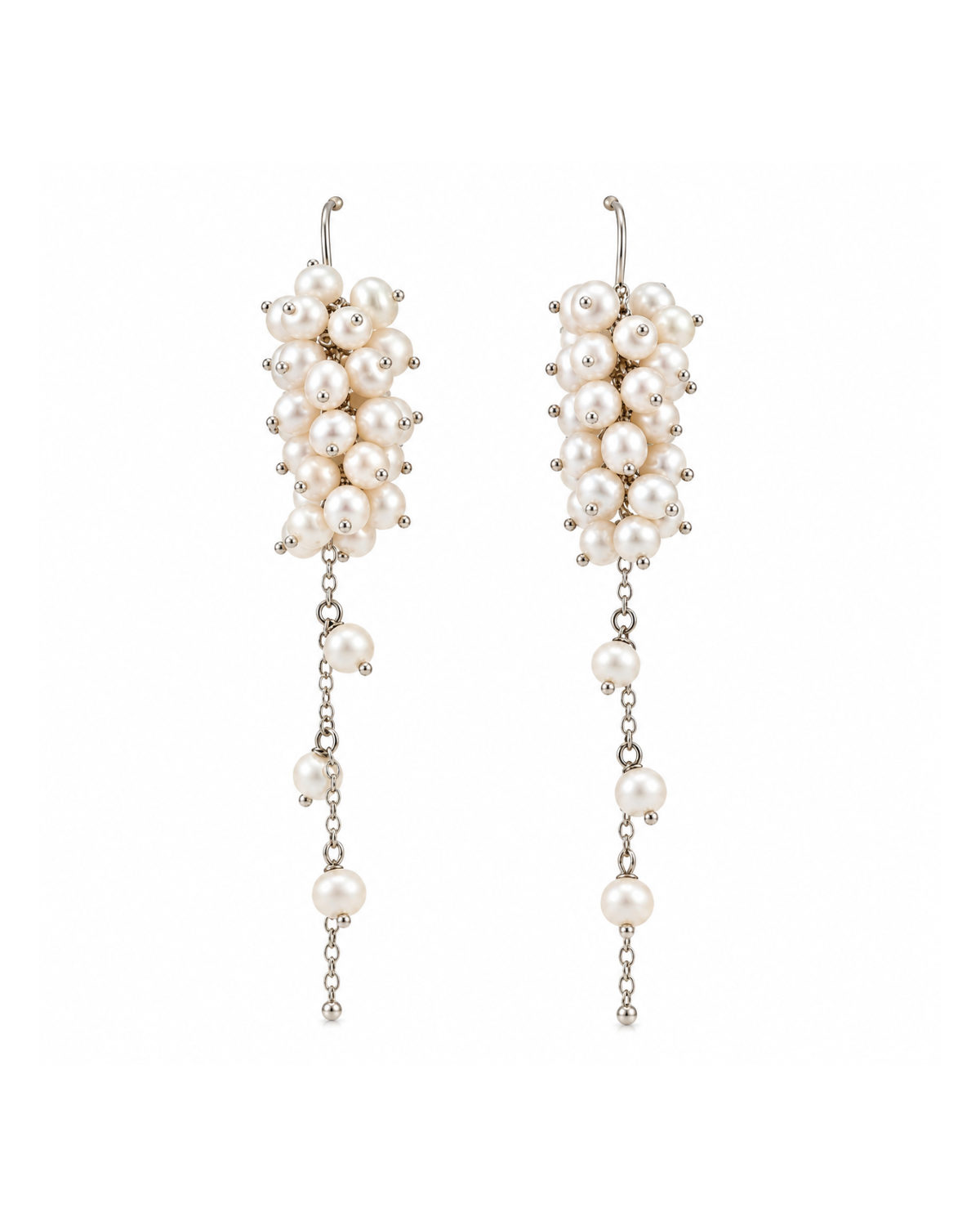Cascading Pearl Earrings