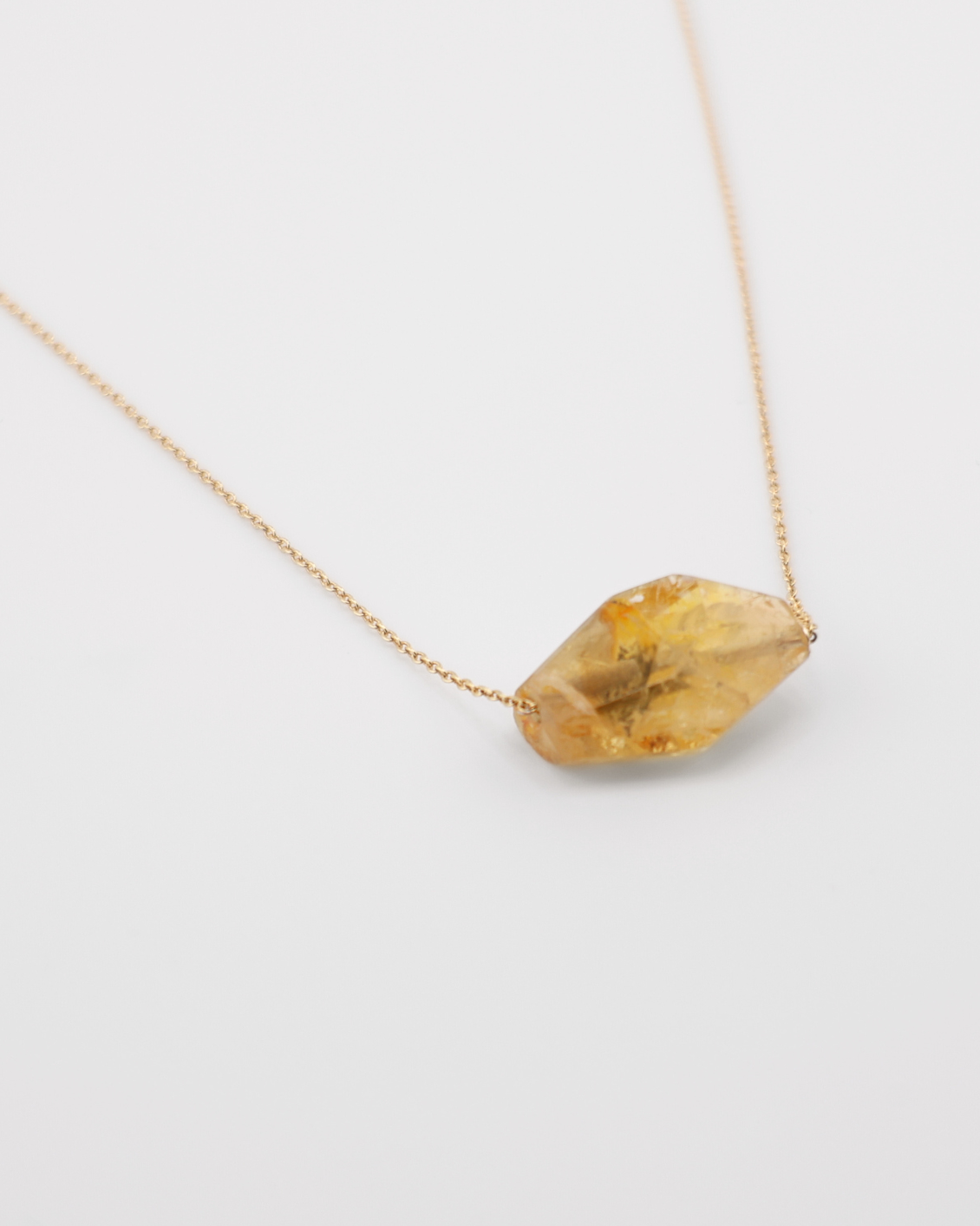 Crystalline Citrine Necklace