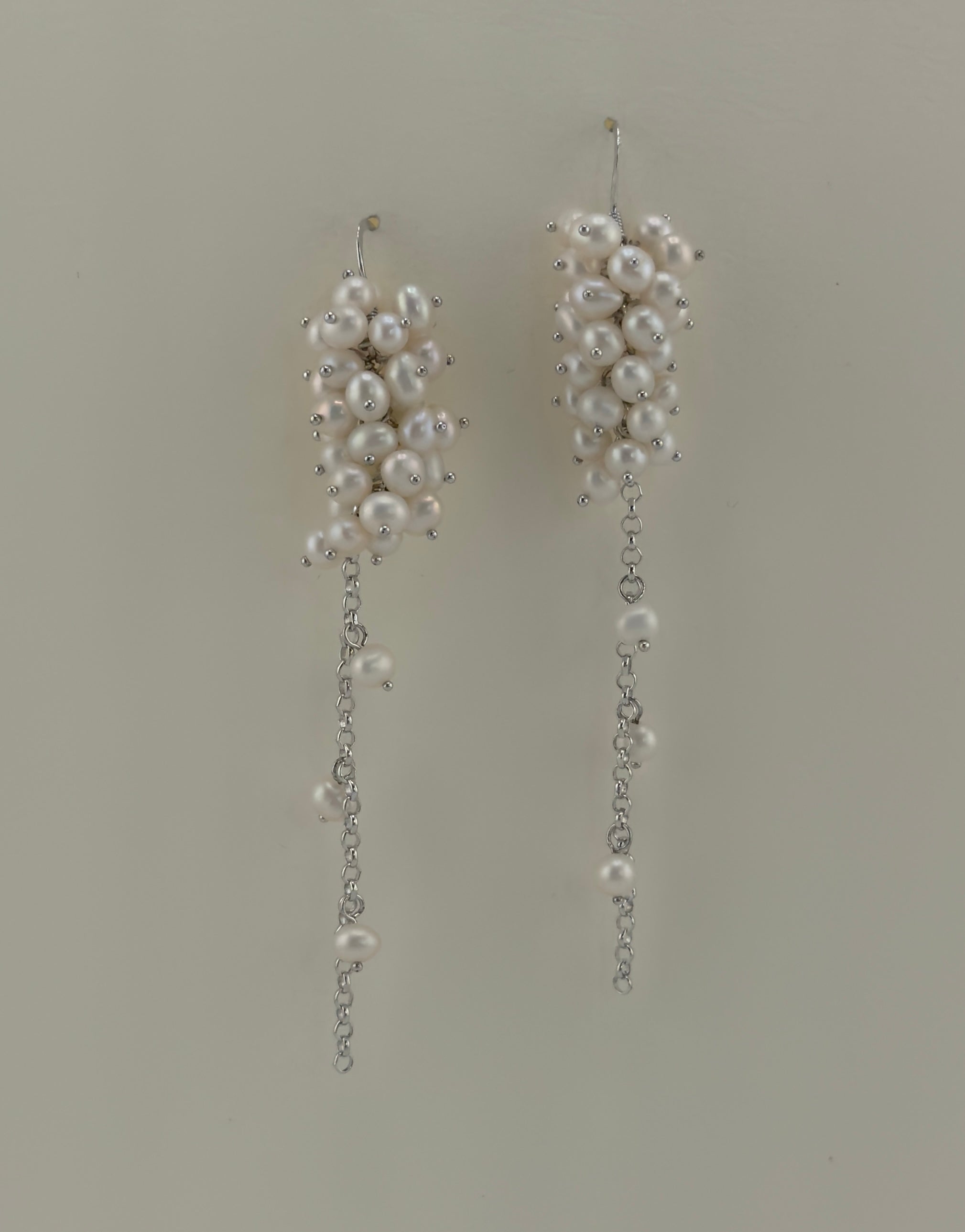 Cascading Pearl Earrings