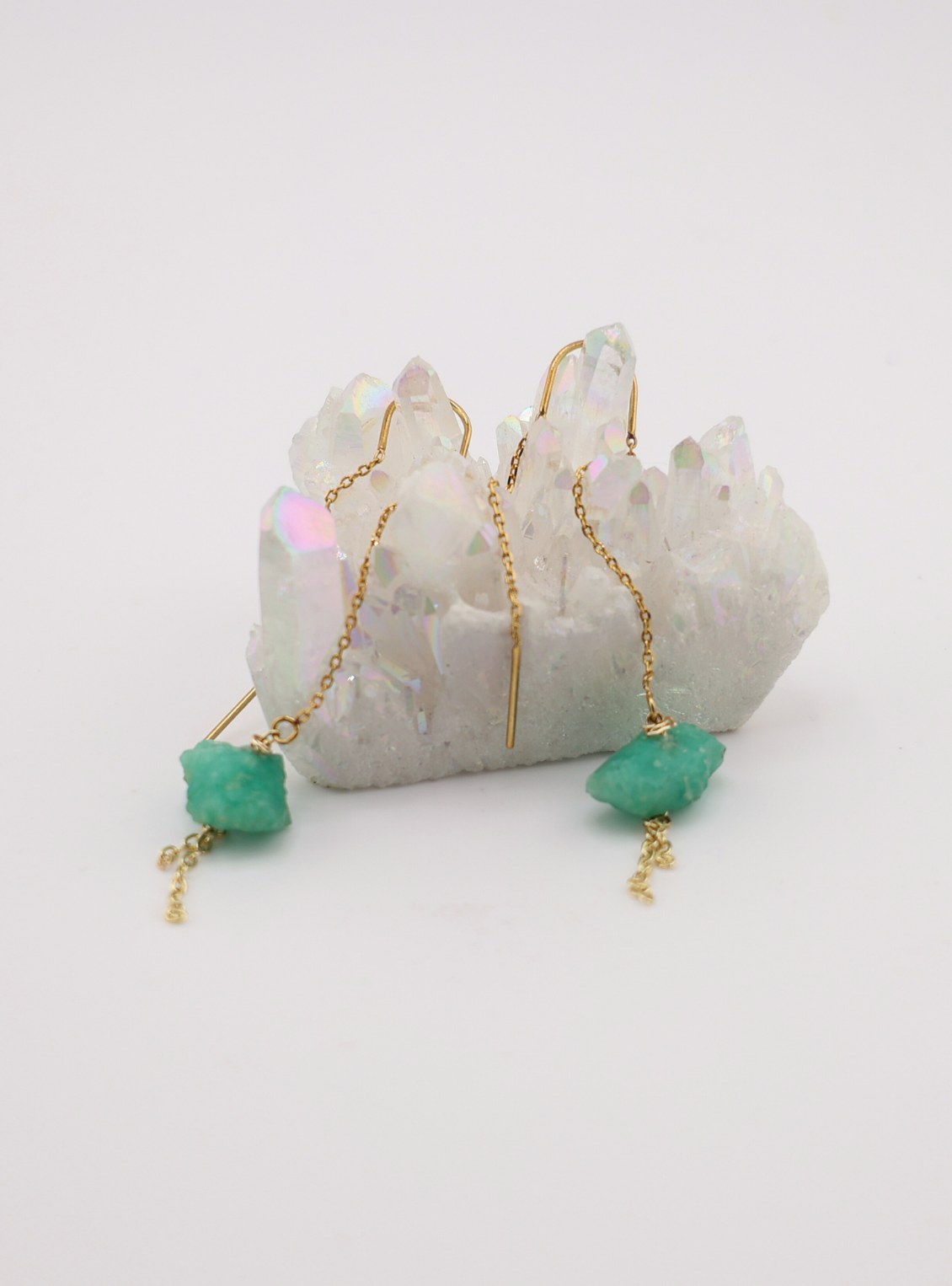 Emerald Cascade Earrings