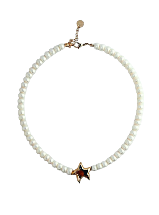 Starfish Pearls Necklace