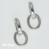 Hoops Plain Earrings Mexican  Silver