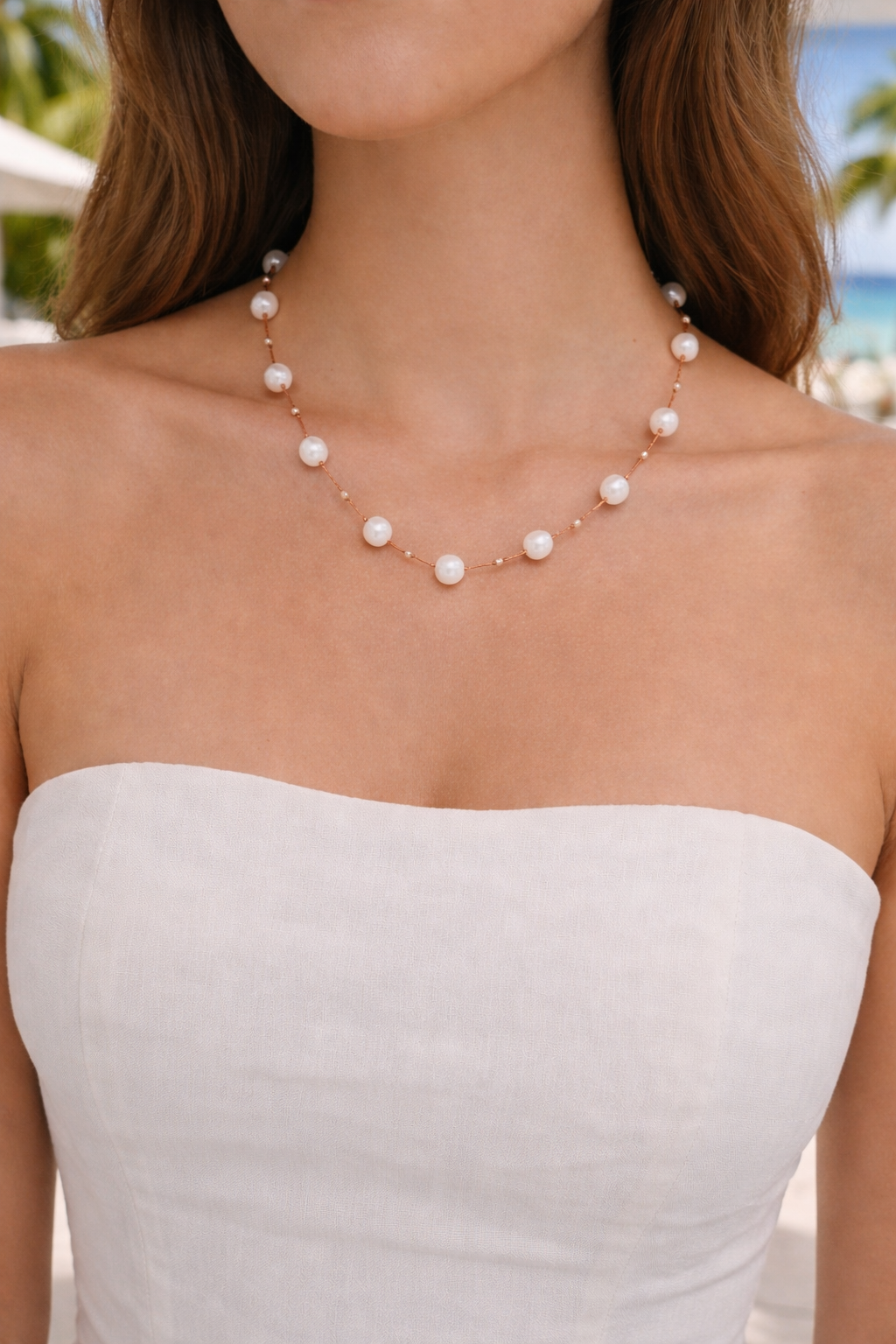 Maré Pearl Strand Necklace