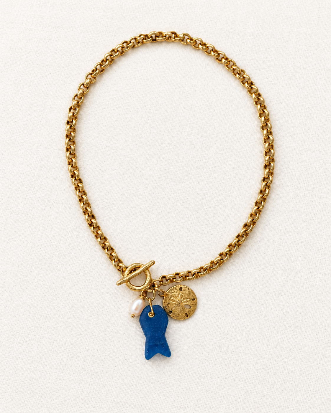 Capri Fish Charm Necklace