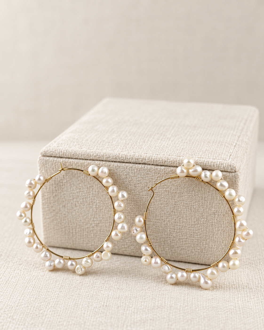Pearl Hoops