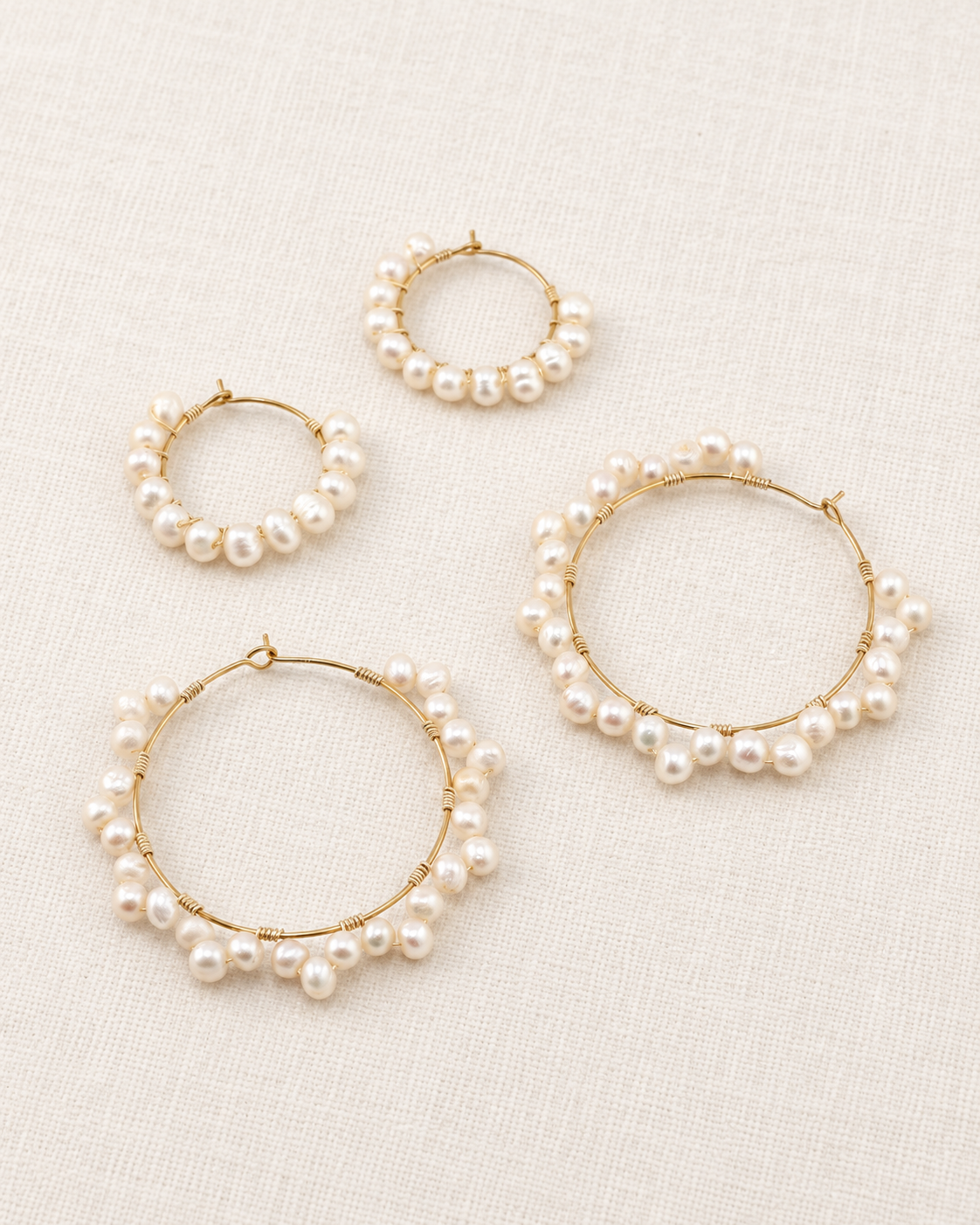 Pearl Hoops
