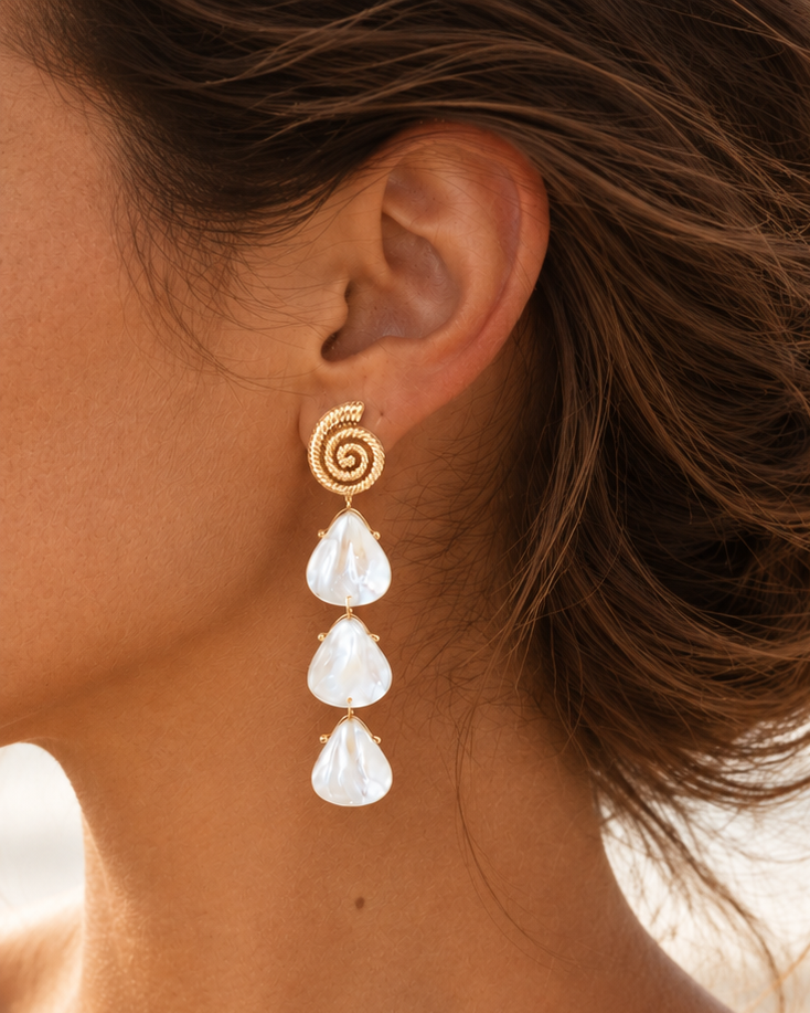 Calypso Mother-of-Pearl Earrings