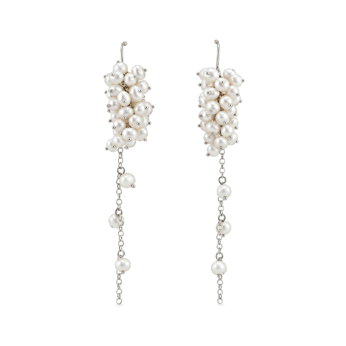 Cascading Pearl Earrings
