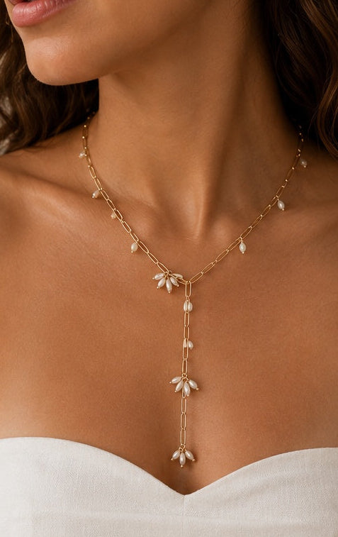 Pearl Cascade Necklace