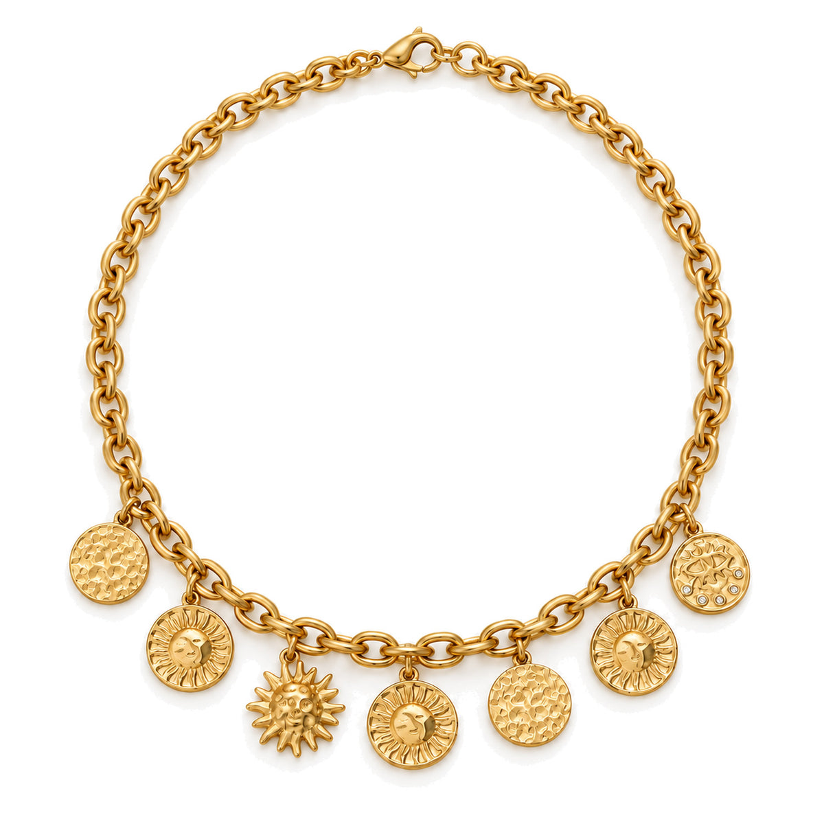 Sun Charms Necklace