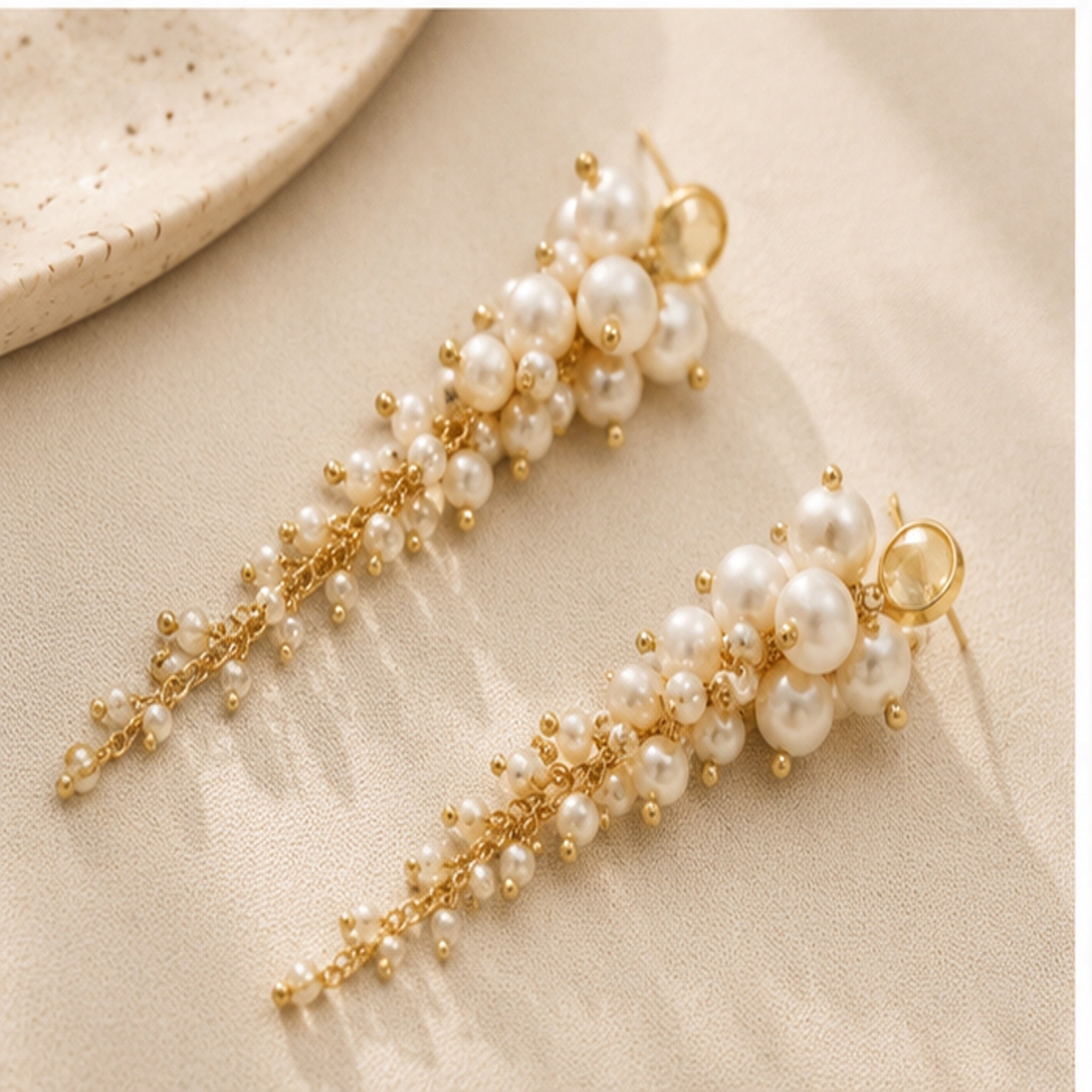 Cascade pearl Earring