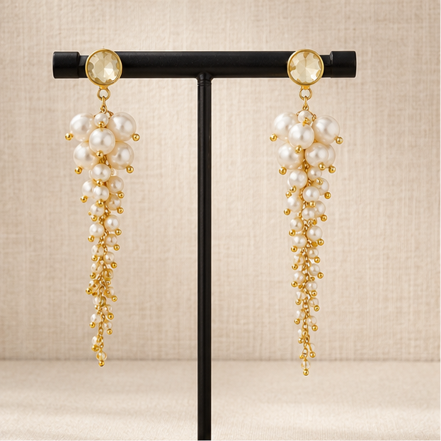 Cascade pearl Earring
